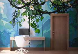 Jungle Falling Flower mockup 1