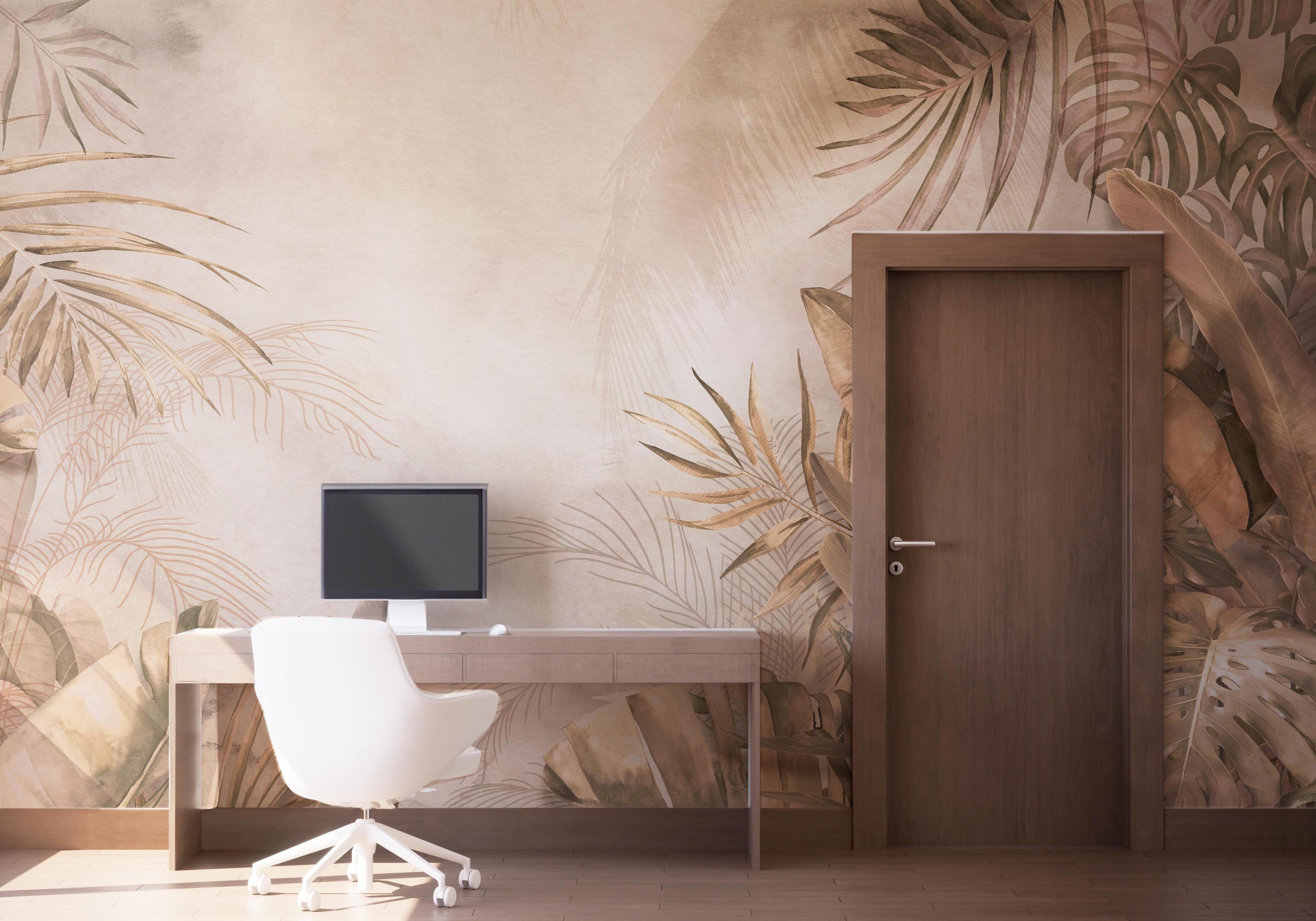 Fototapete Metalic Jungle mockup 1