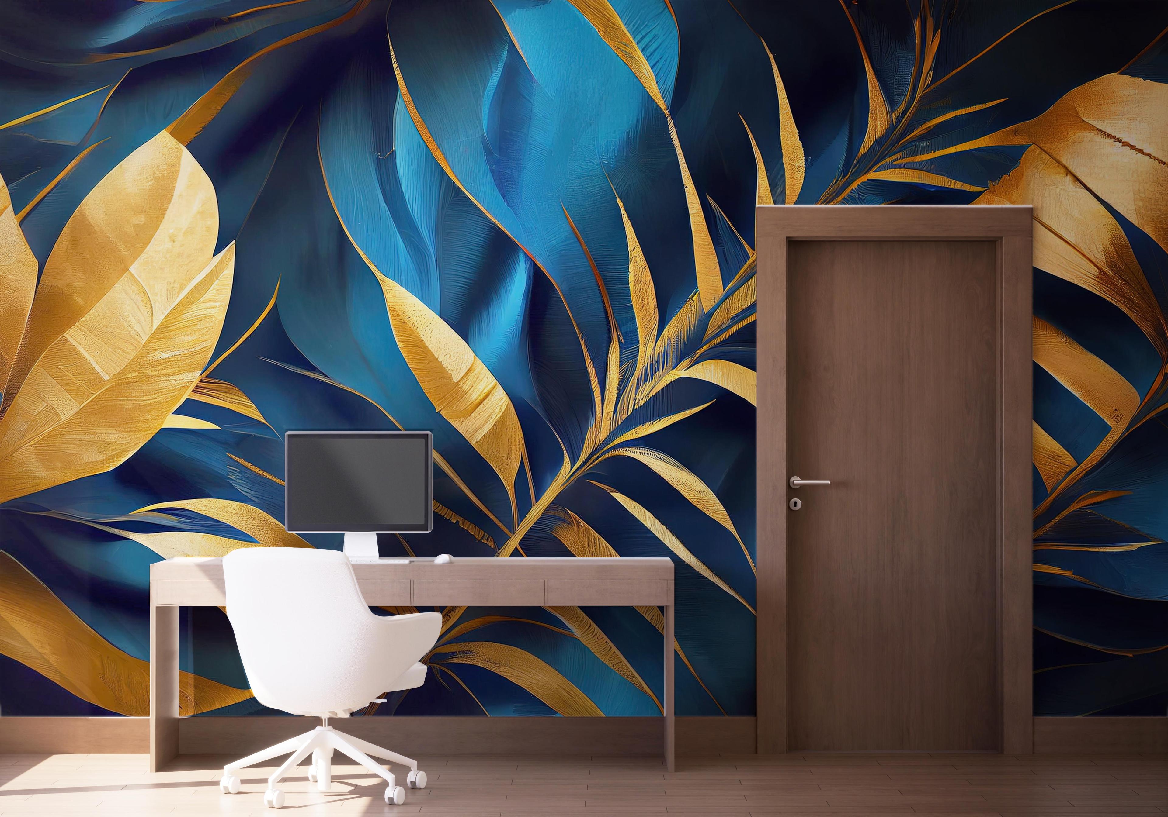 Fototapete Satin Leaf mockup 1