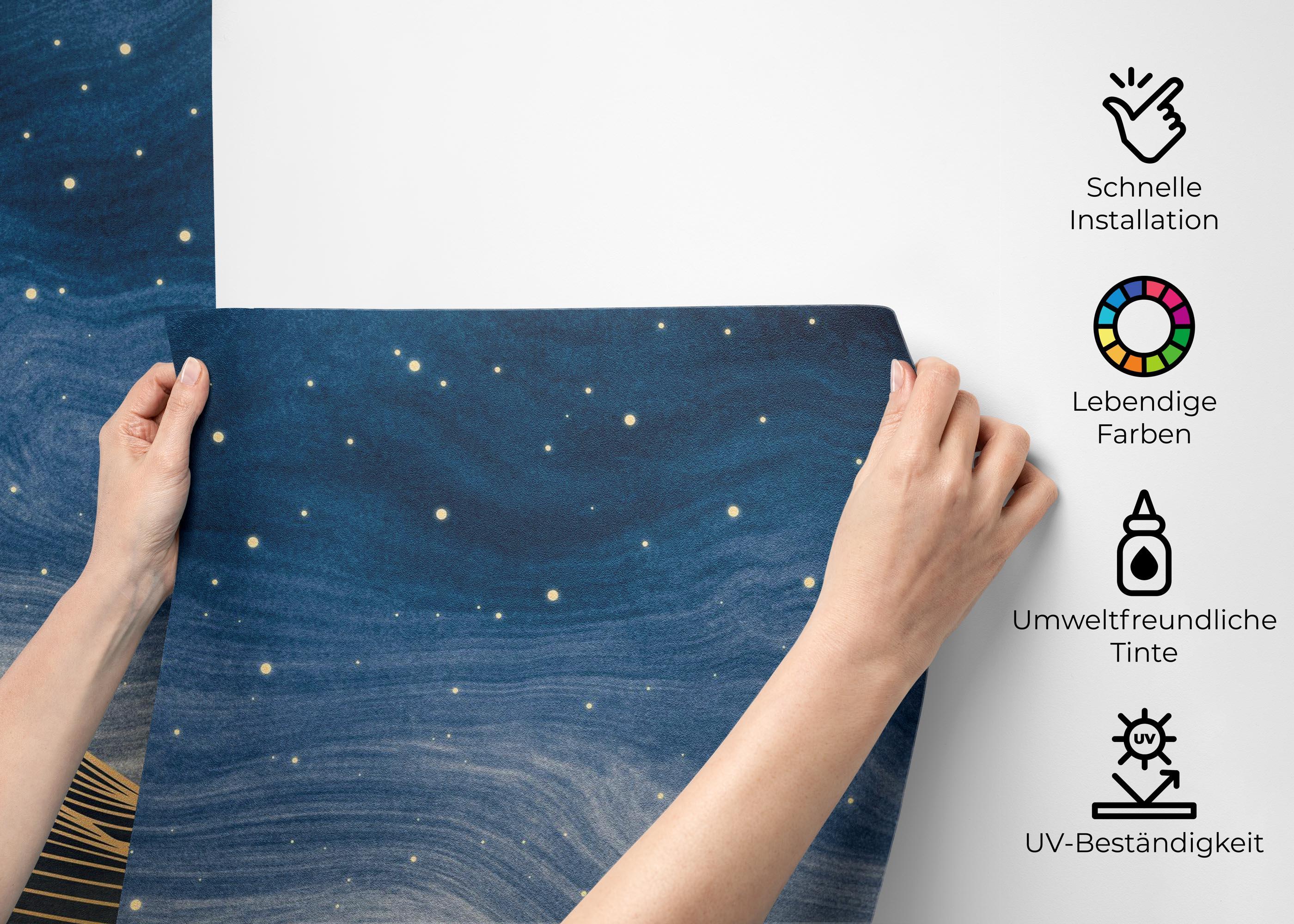 Fototapete Desert Night mockup 2