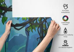 Jungle Falling Flower mockup 2