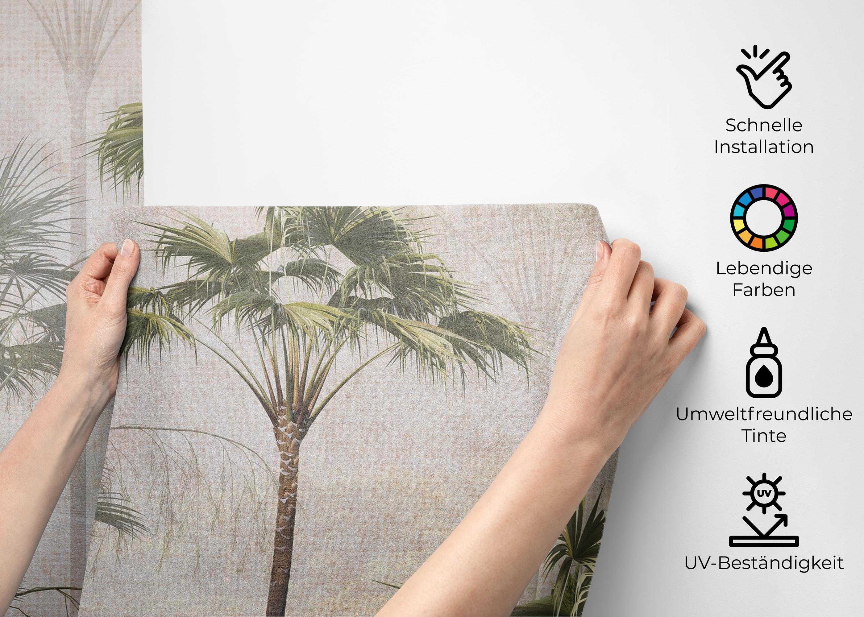 Fototapete Papyrus Jungle mockup 2