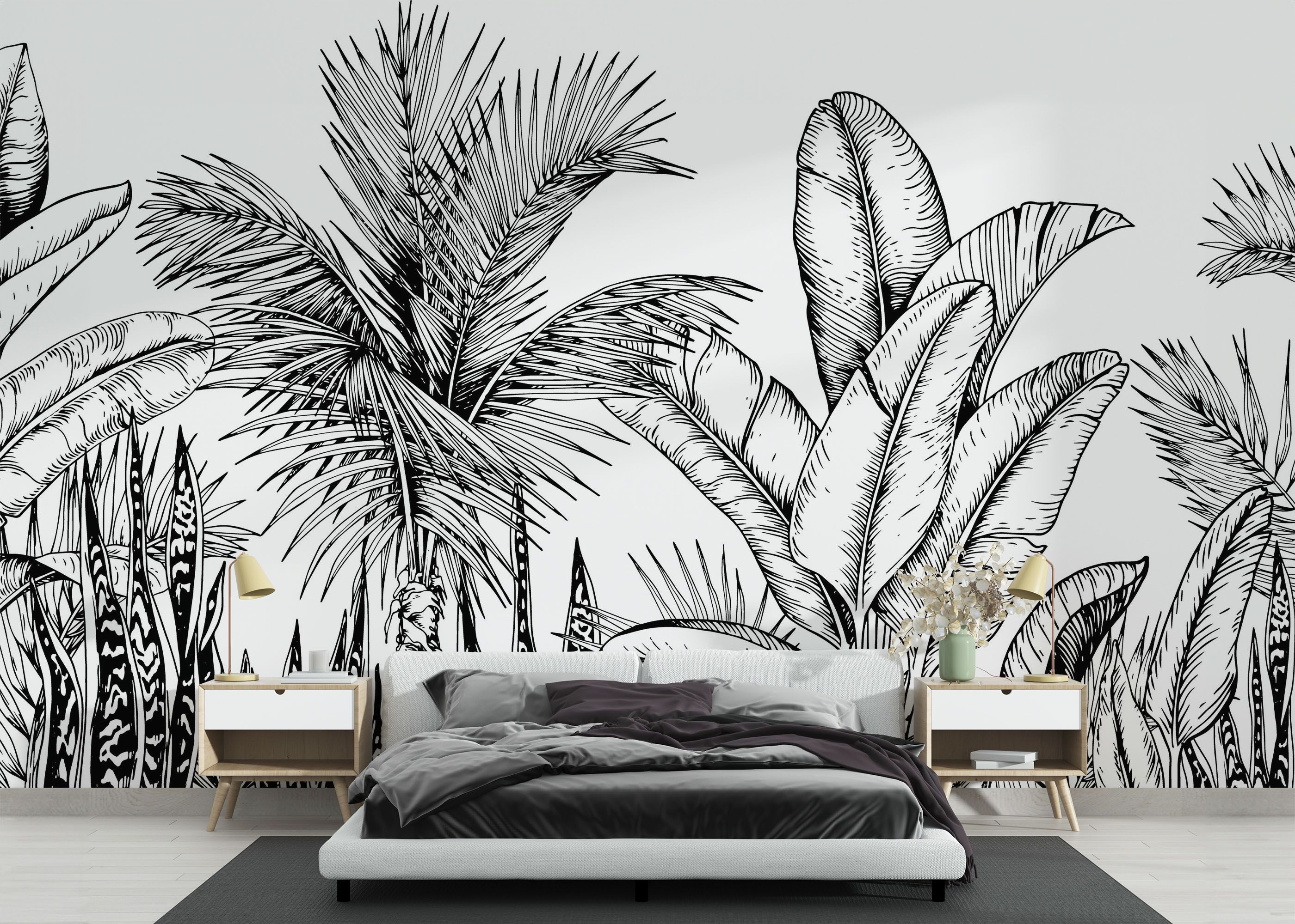 Black White Jungle mockup 3