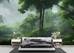 Foggy Day Jungle mockup 3