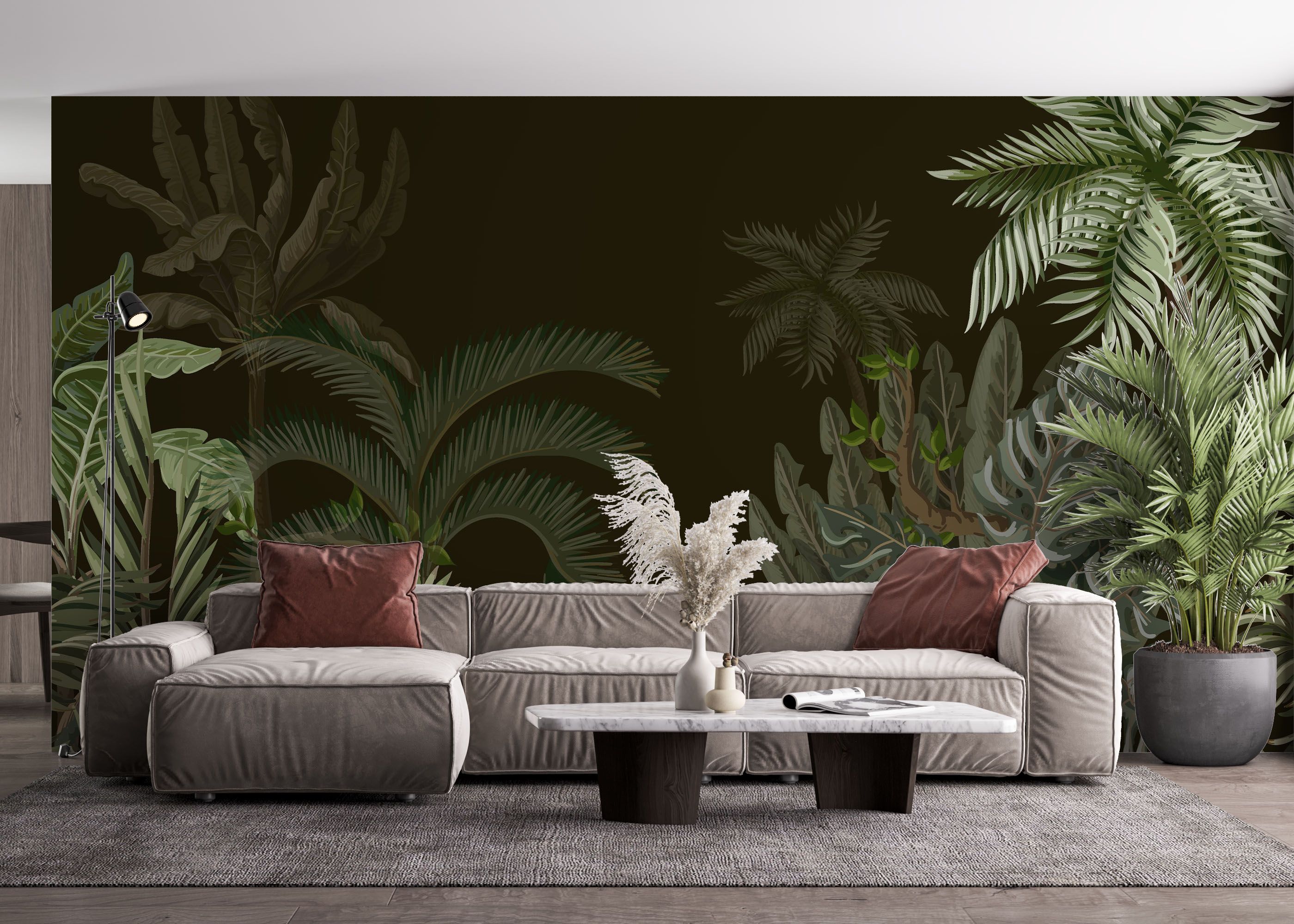 Black Green Jungle mockup 4