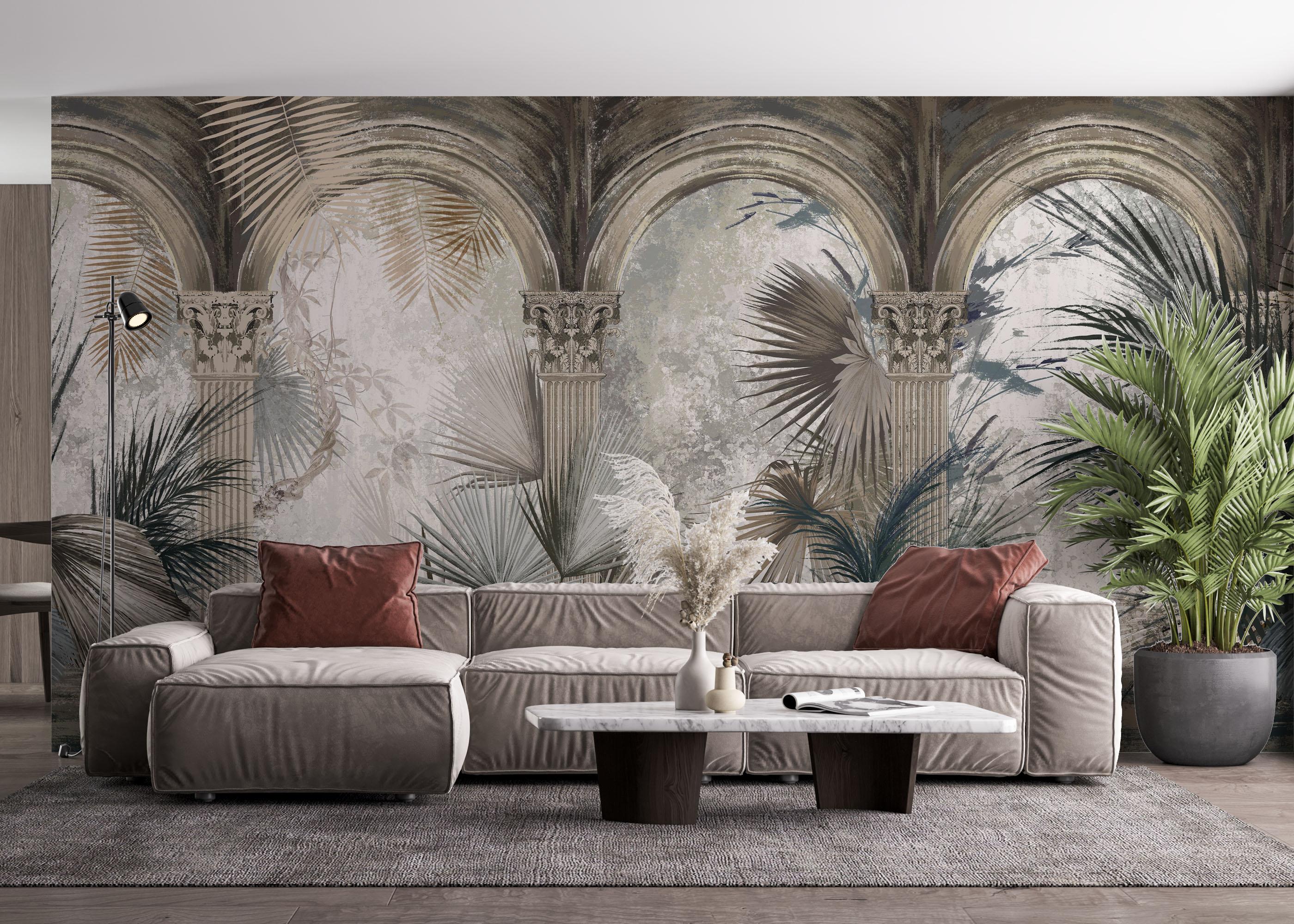 Fototapete Greek Colums mockup 4