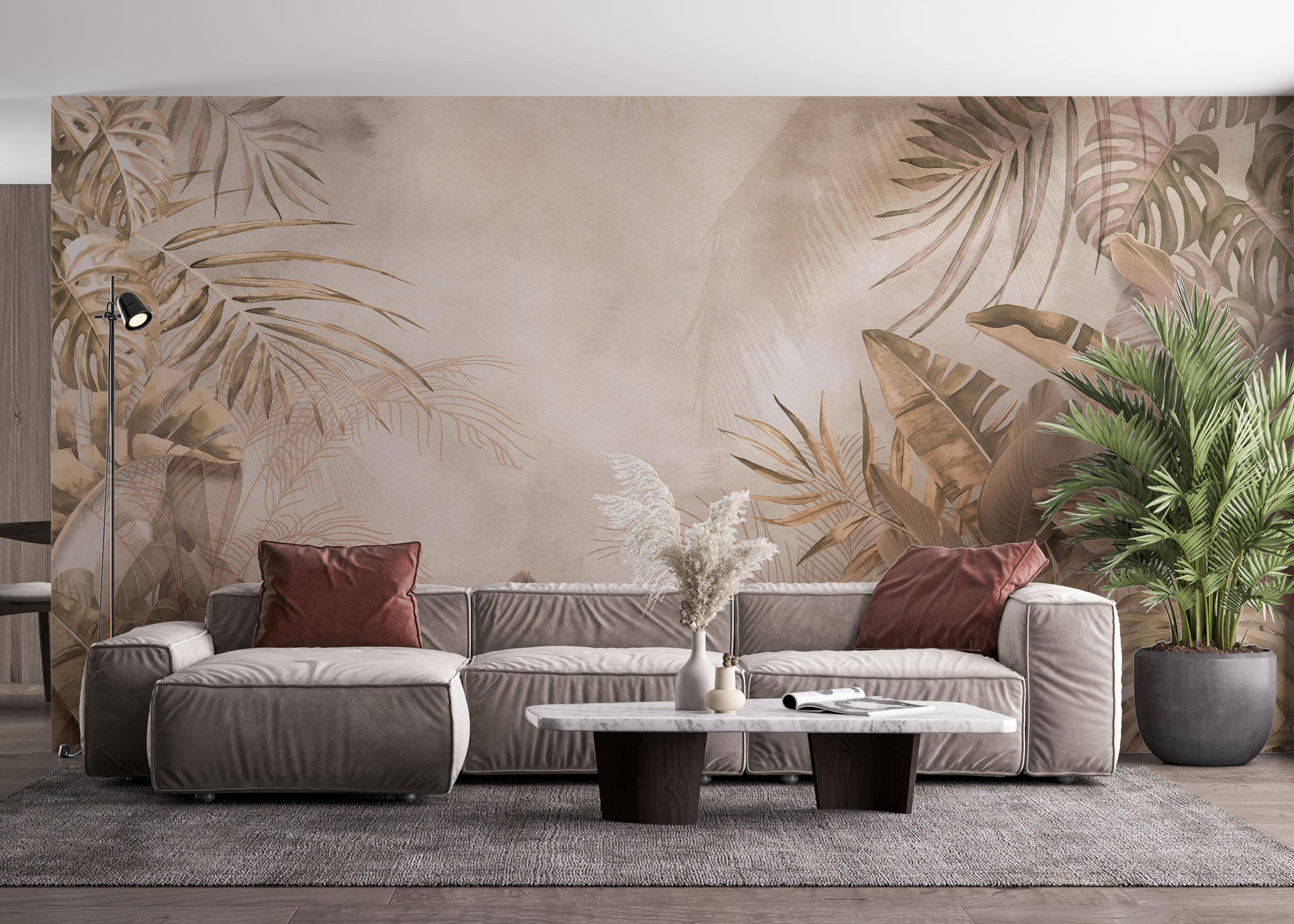 Fototapete Metalic Jungle mockup 4