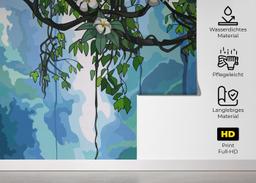 Jungle Falling Flower mockup 5