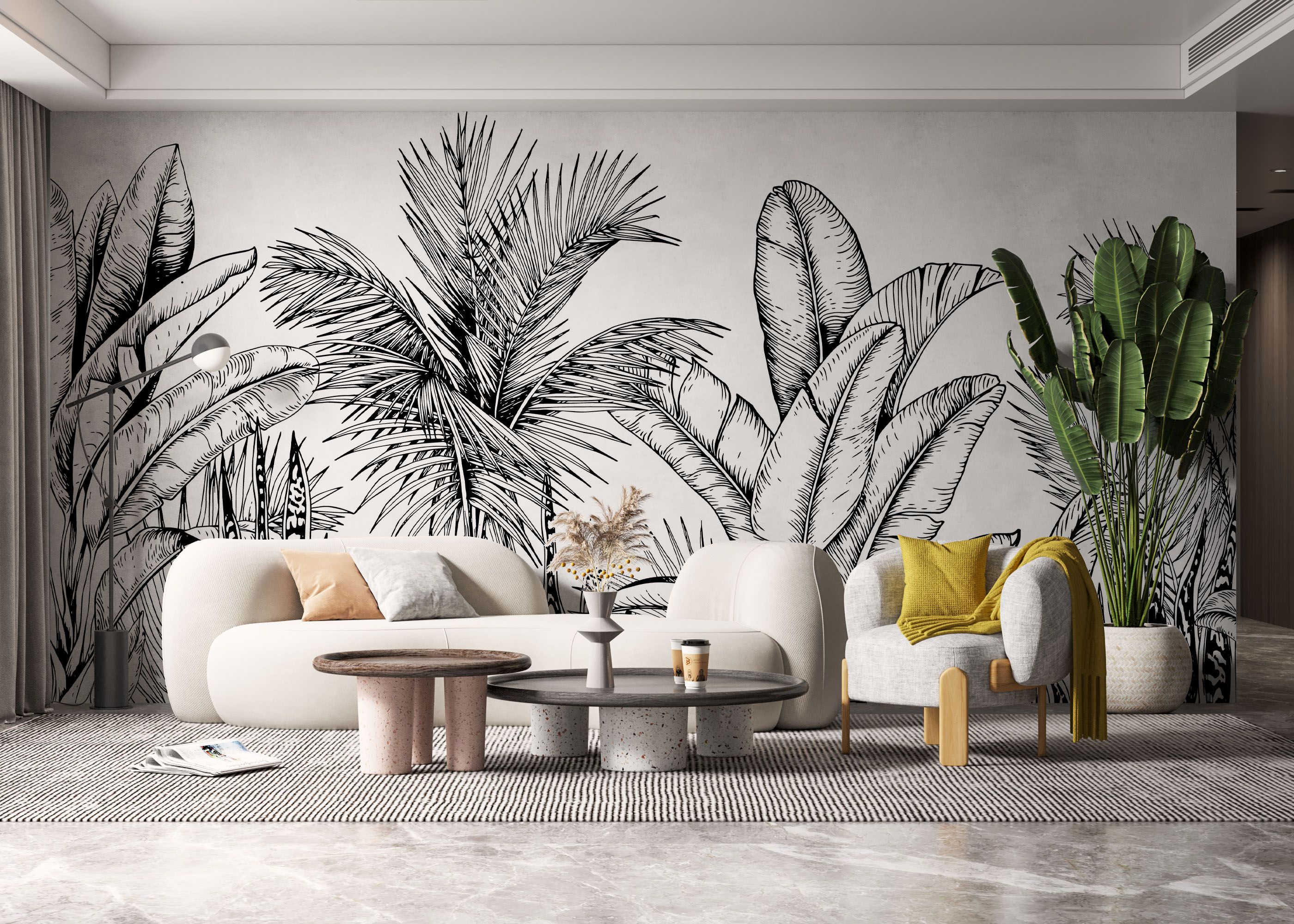 Black White Jungle mockup 6