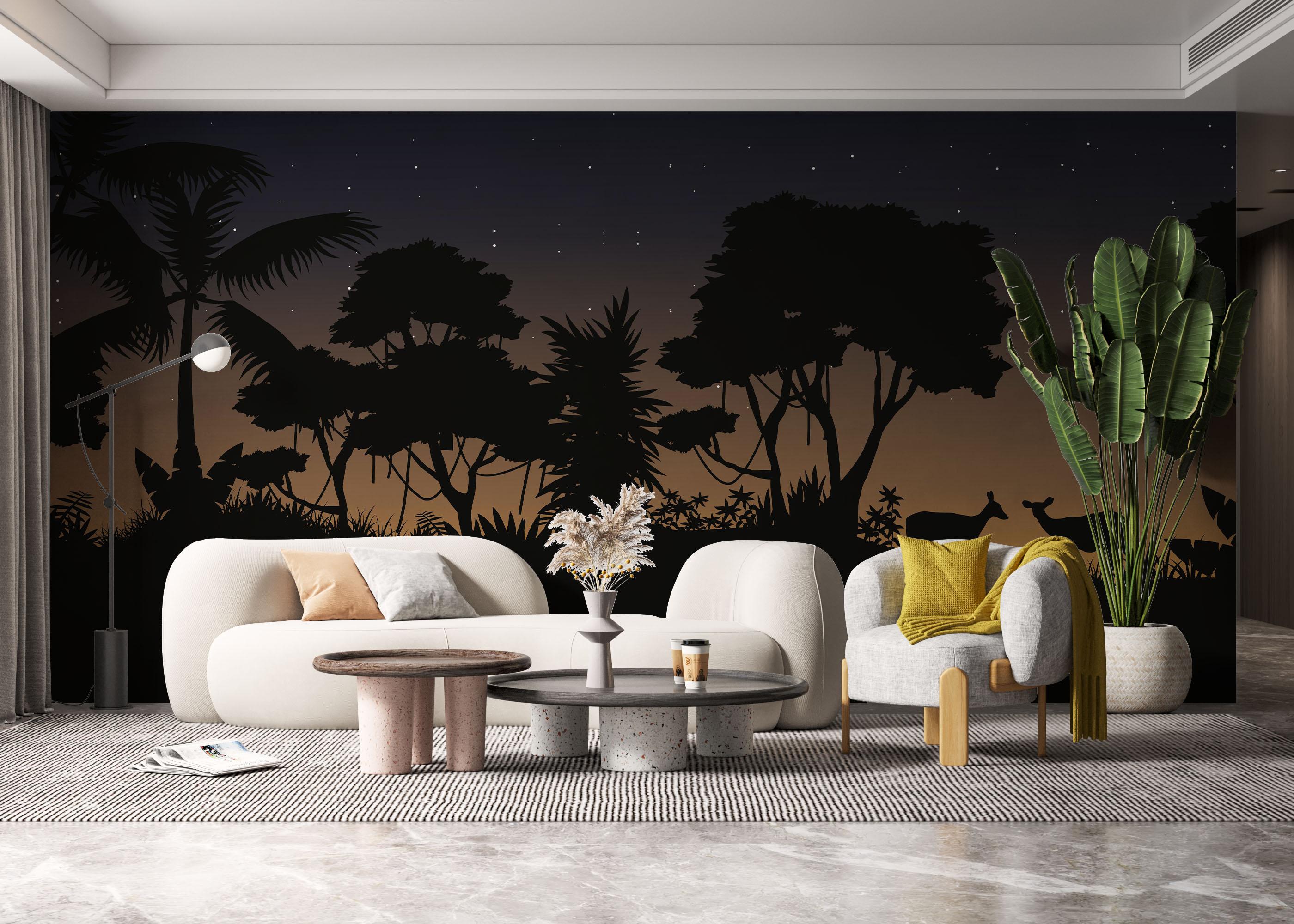 Fototapete Blue Sky Jungle mockup 6