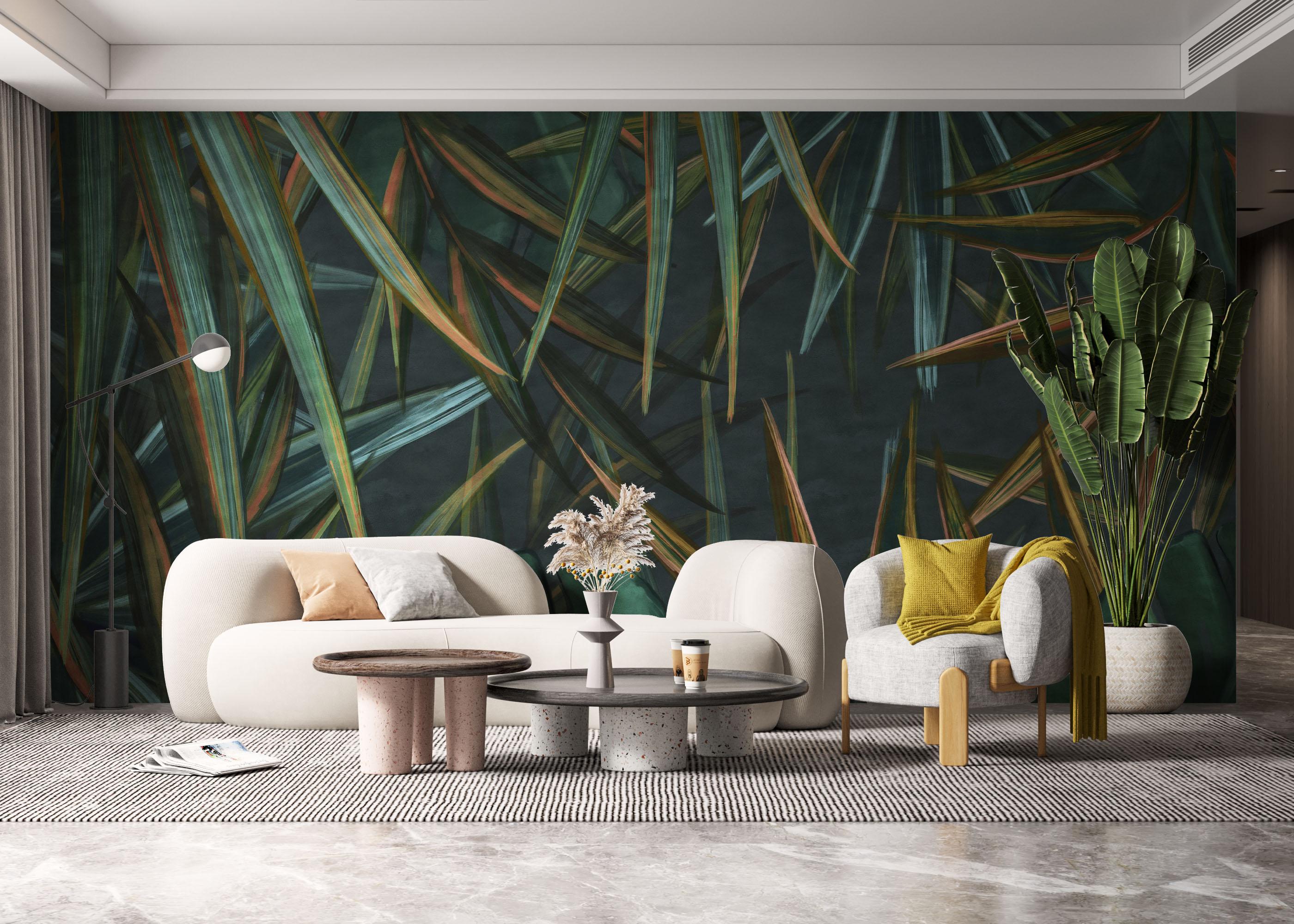 Fototapete Close Up Jungle mockup 6