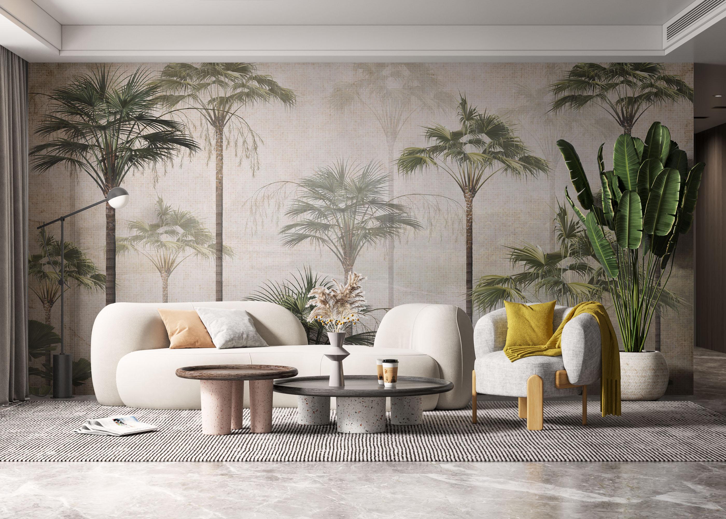 Fototapete Papyrus Jungle mockup 6