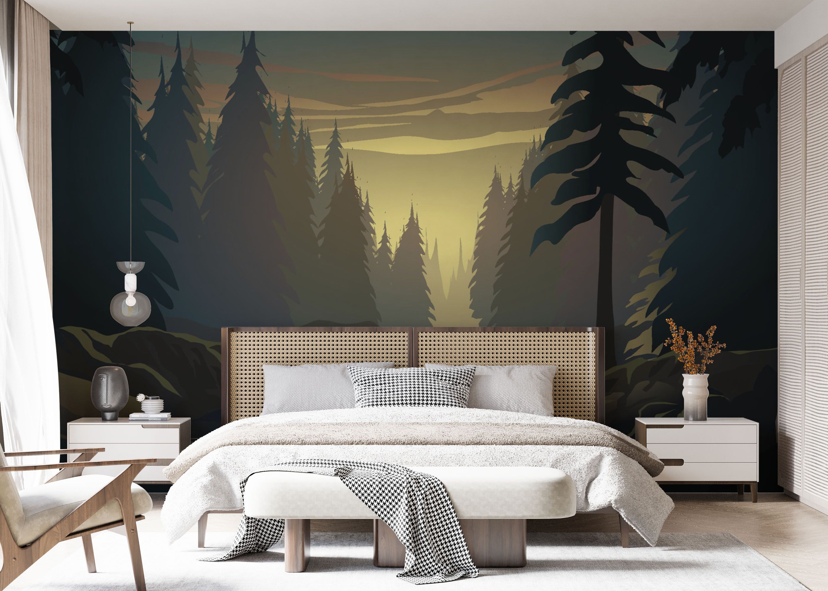 Forest Sunrise River mockup 7