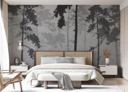 Grey Foggy Forest mockup 7