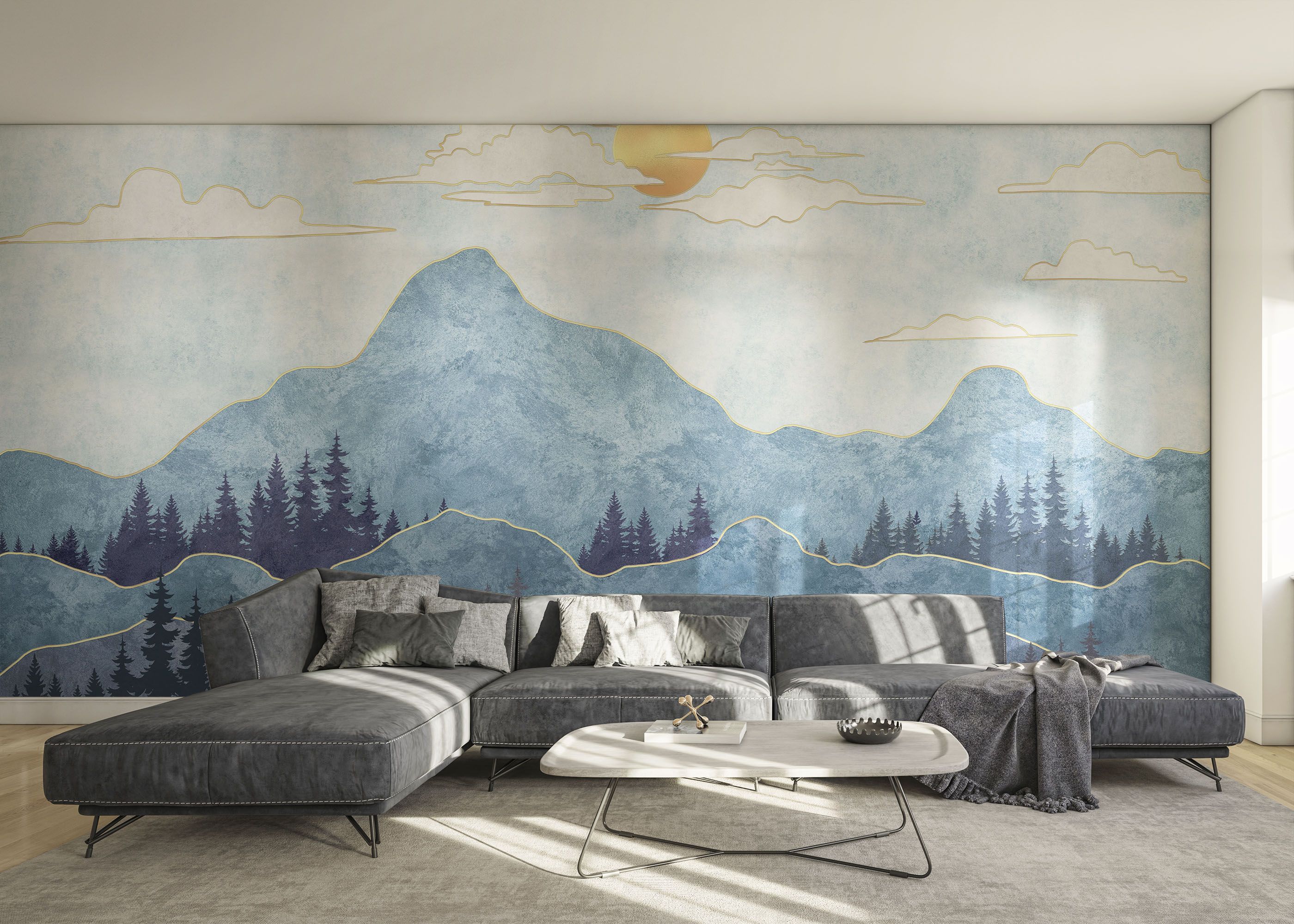 Blue Landscape mockup 0