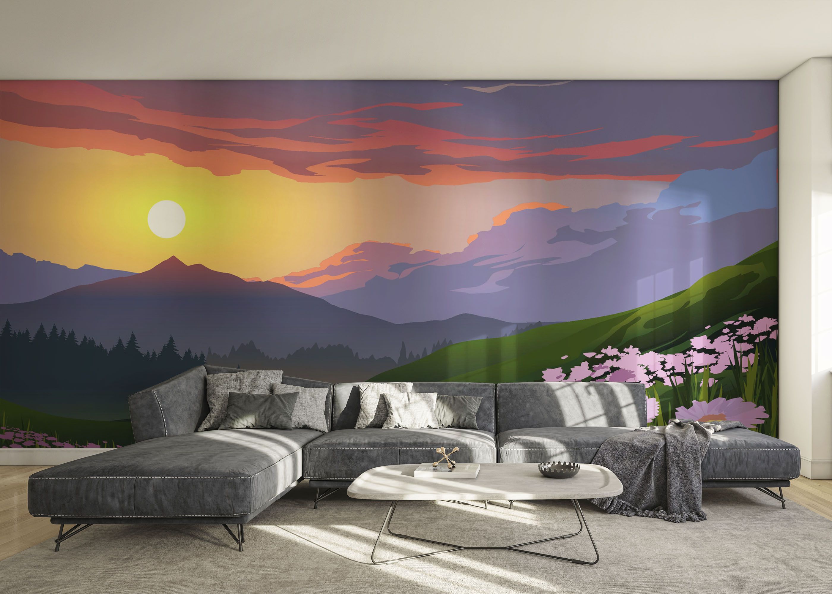 Flower Field Forest mockup 0