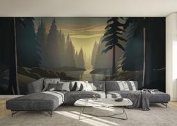 Forest Sunrise River mockup 0