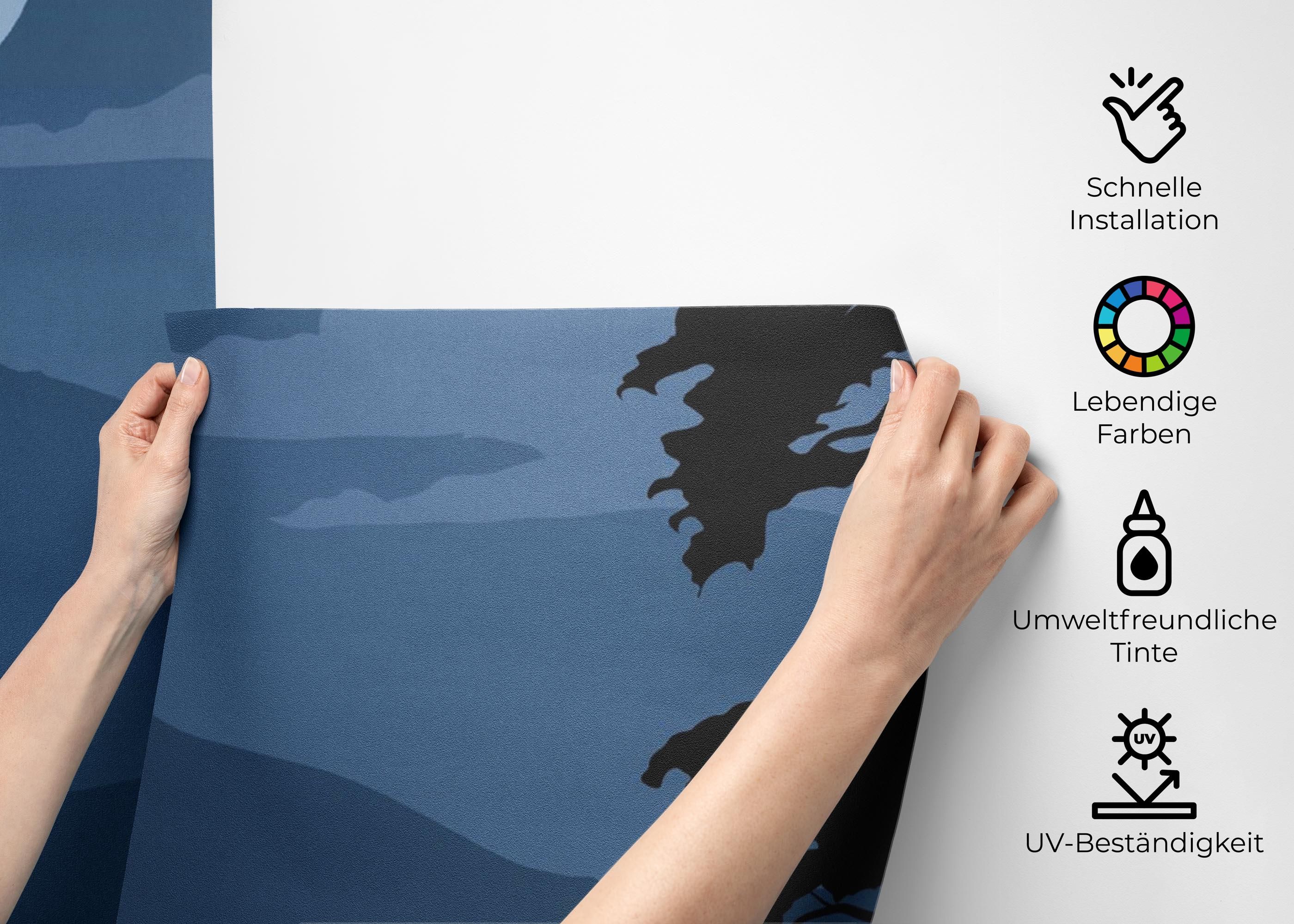 Blue Moonlight Night mockup 2