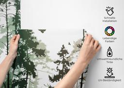 Foggy Yellow Forest mockup 2