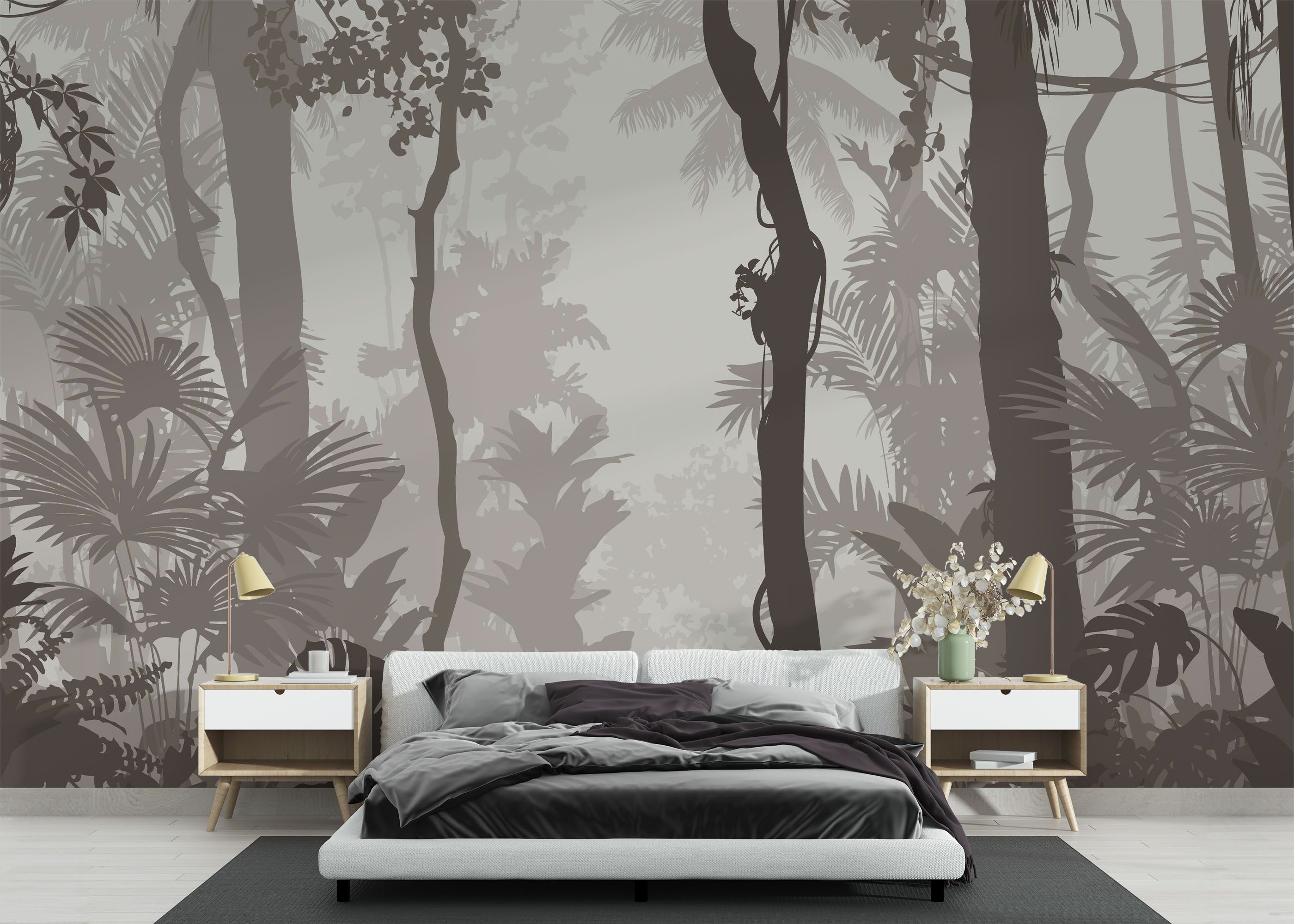 Brown Foggy Forest mockup 3