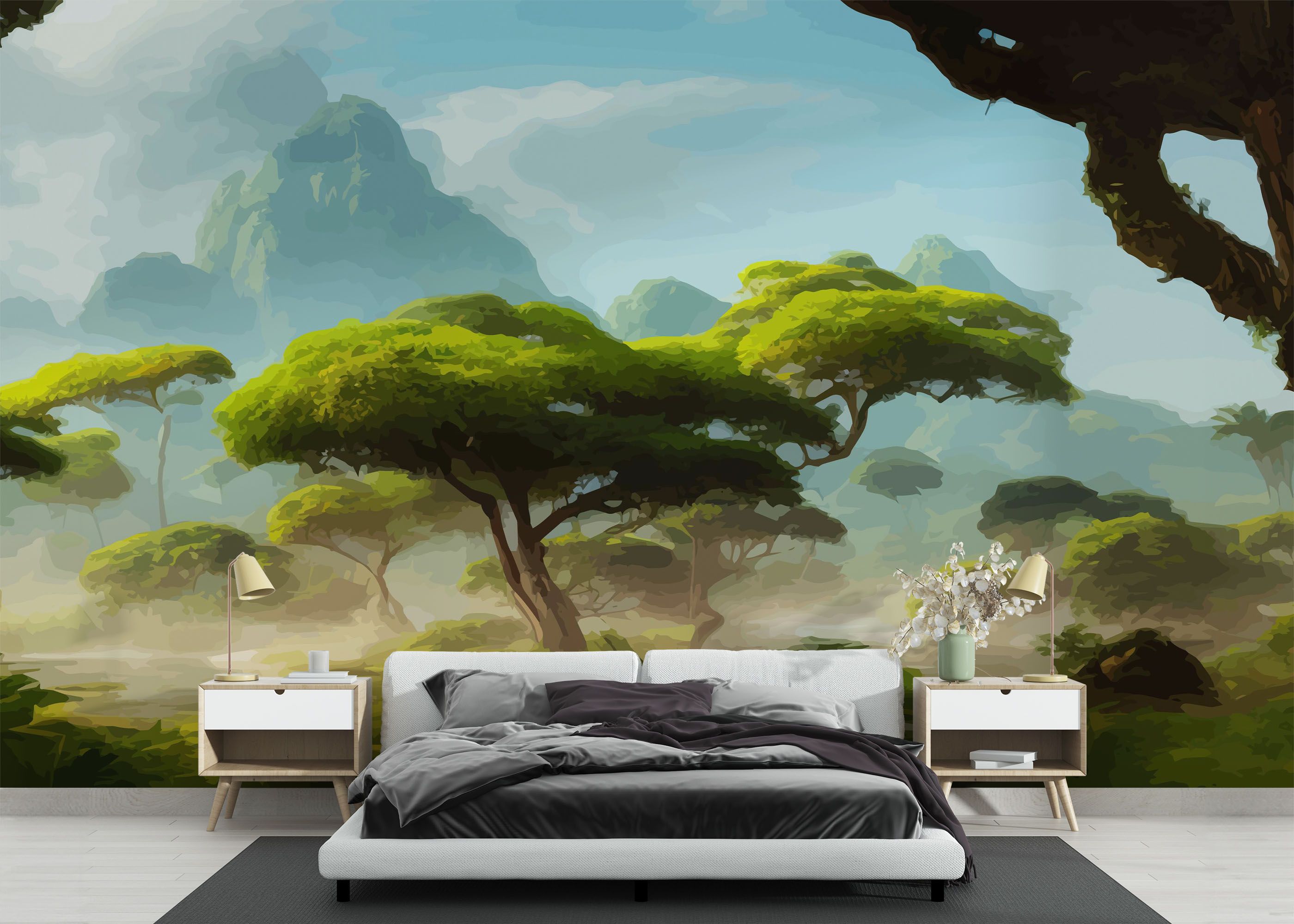 Daylight Tree Forest mockup 3