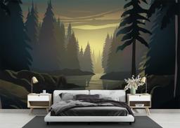 Forest Sunrise River mockup 3