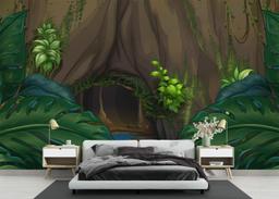 Forest Water Cartoon mockup 3