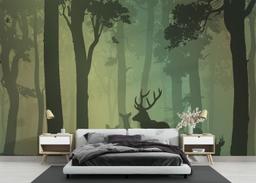 Green Forest Deer mockup 3
