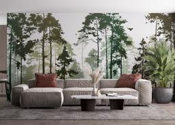 Foggy Yellow Forest mockup 4