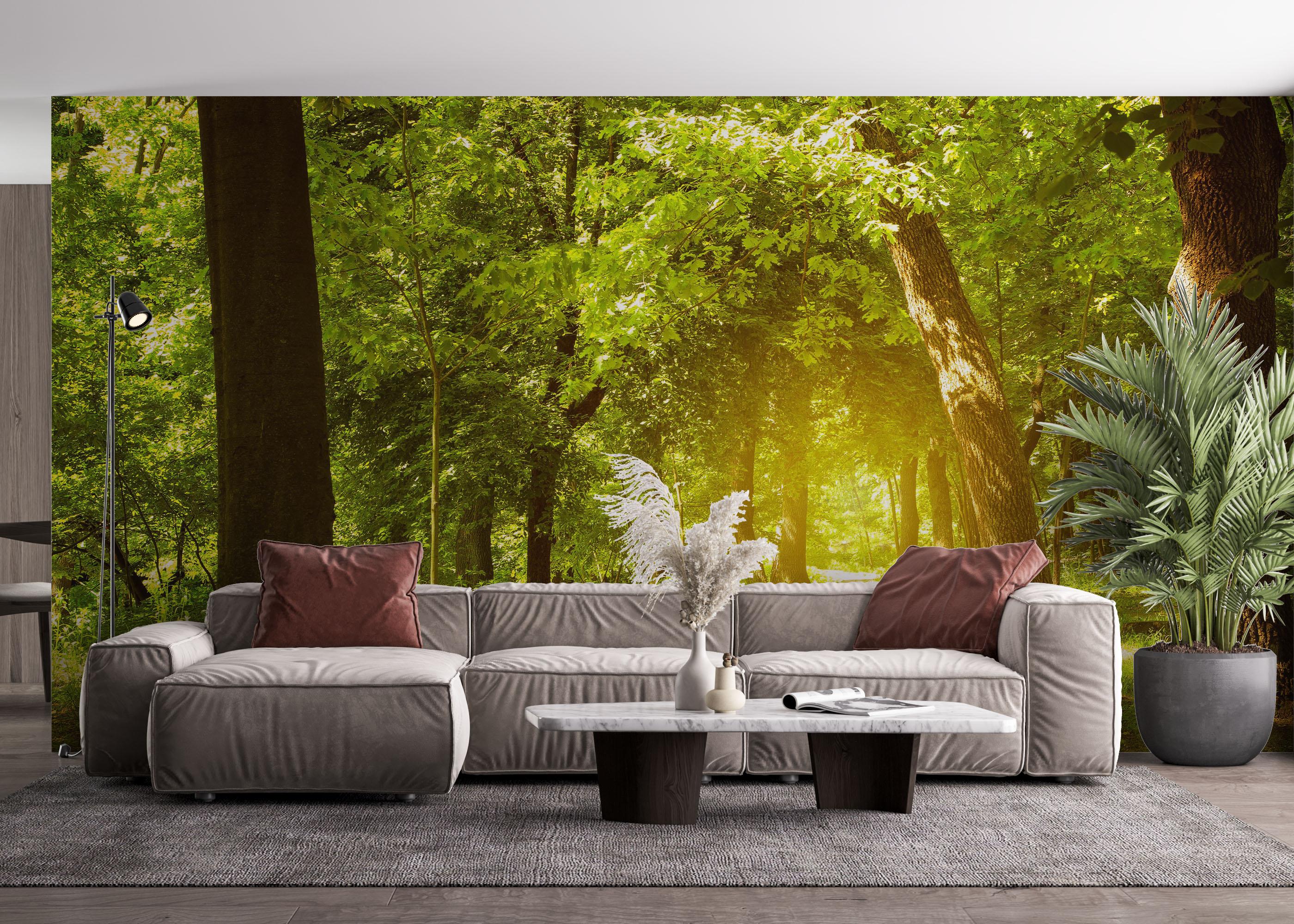 Fototapete Forest Road mockup 4