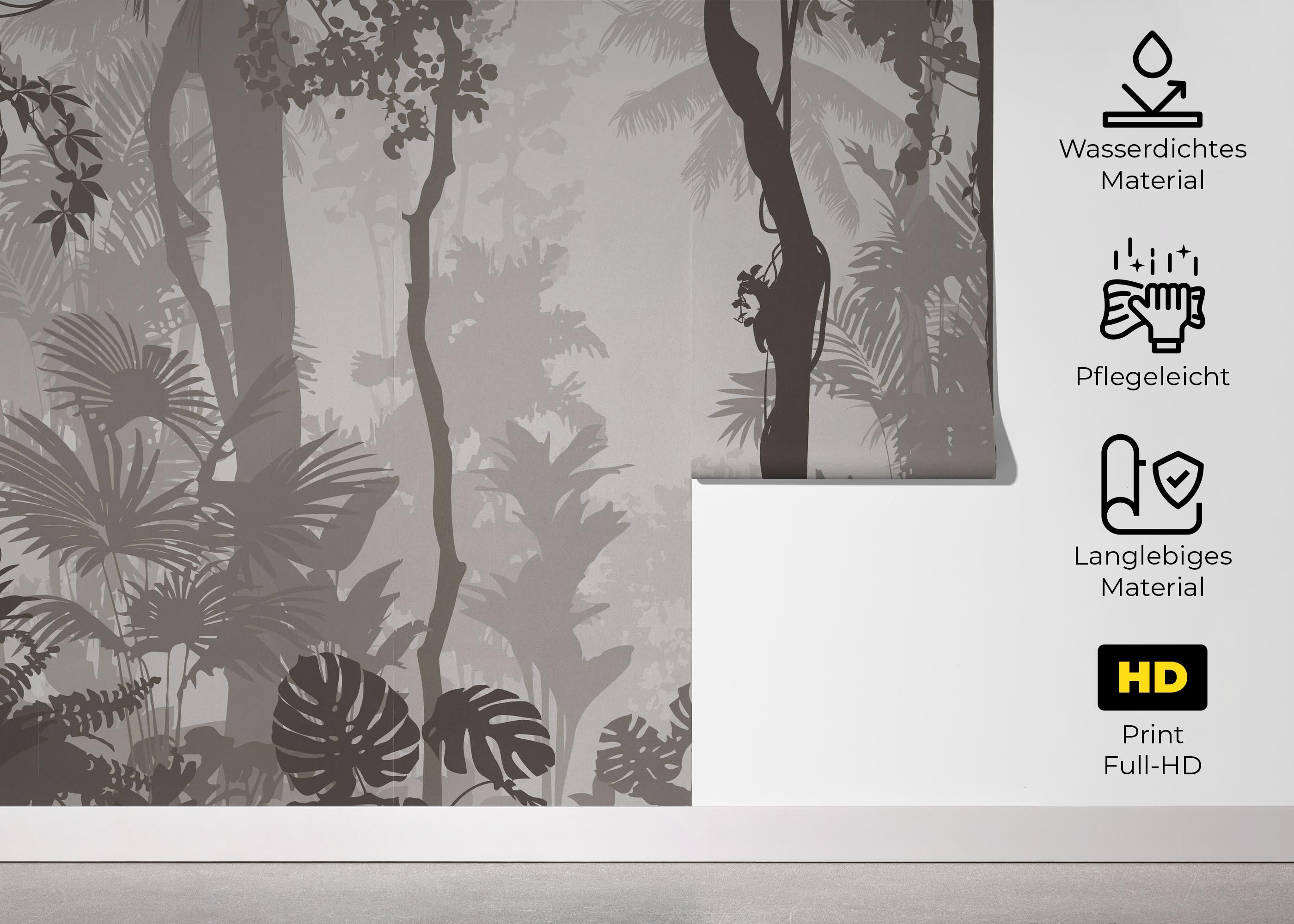 Brown Foggy Forest mockup 5