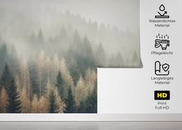 Cream Green Trees mockup 5