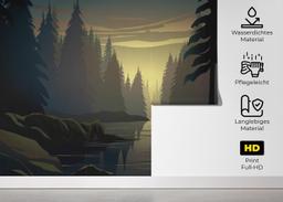 Forest Sunrise River mockup 5