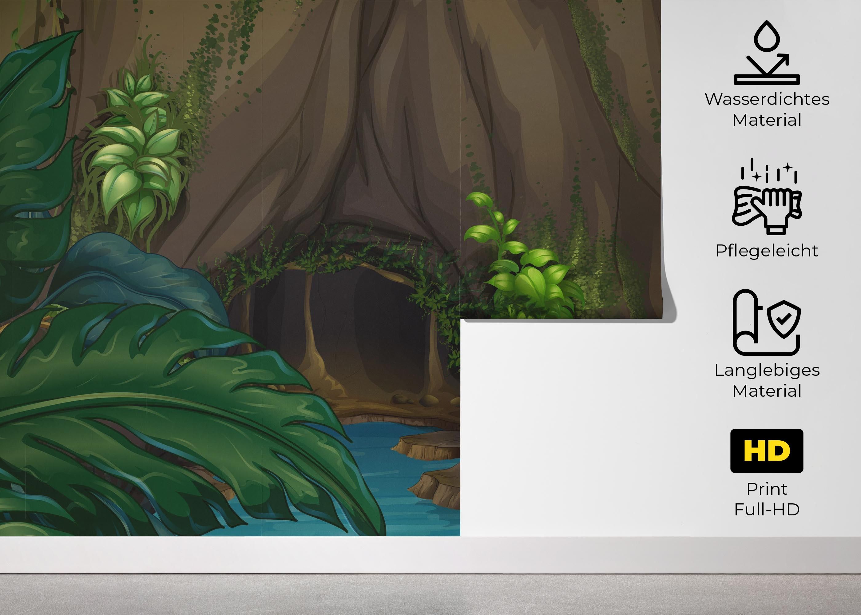Forest Water Cartoon mockup 5