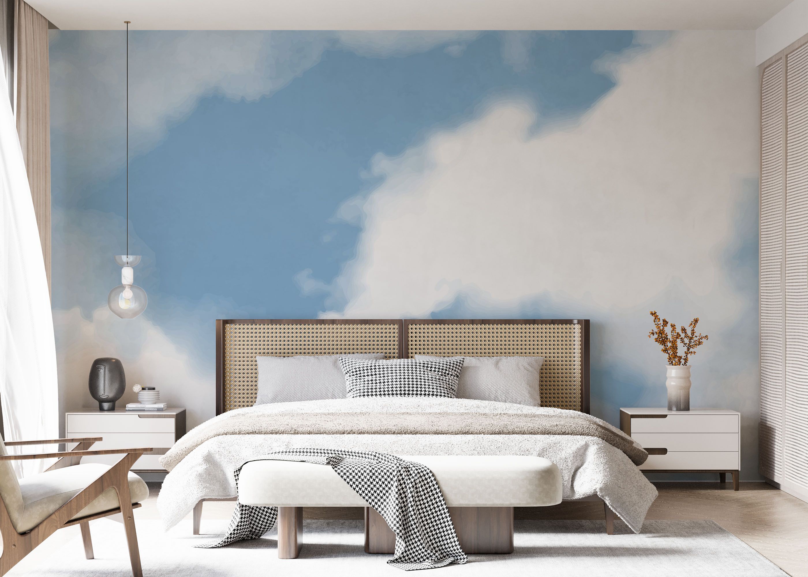 Blue White Sky mockup 7