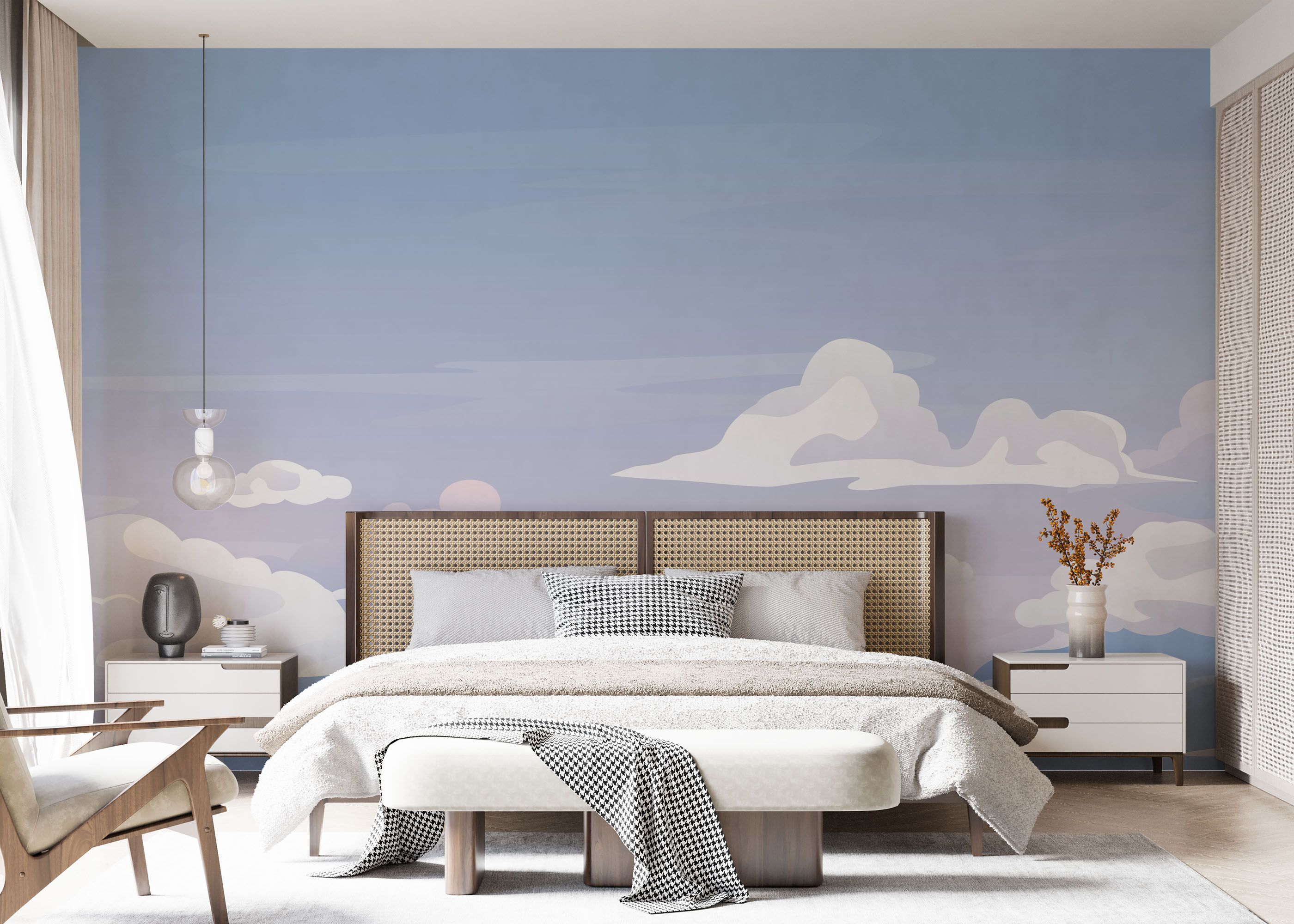 Cartoon Clouds Art mockup 7