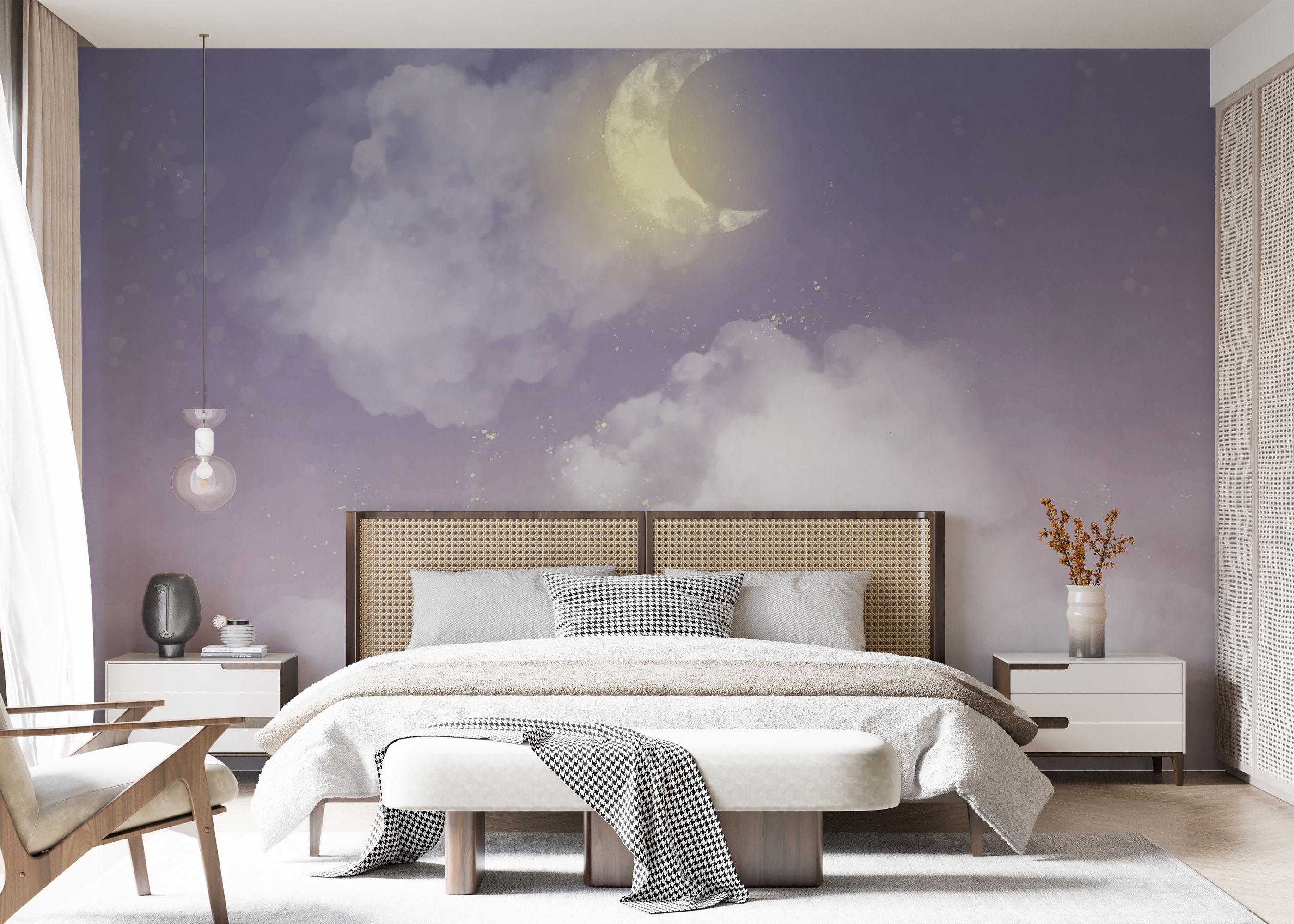 Fototapete Pretty Moon Sky mockup 7