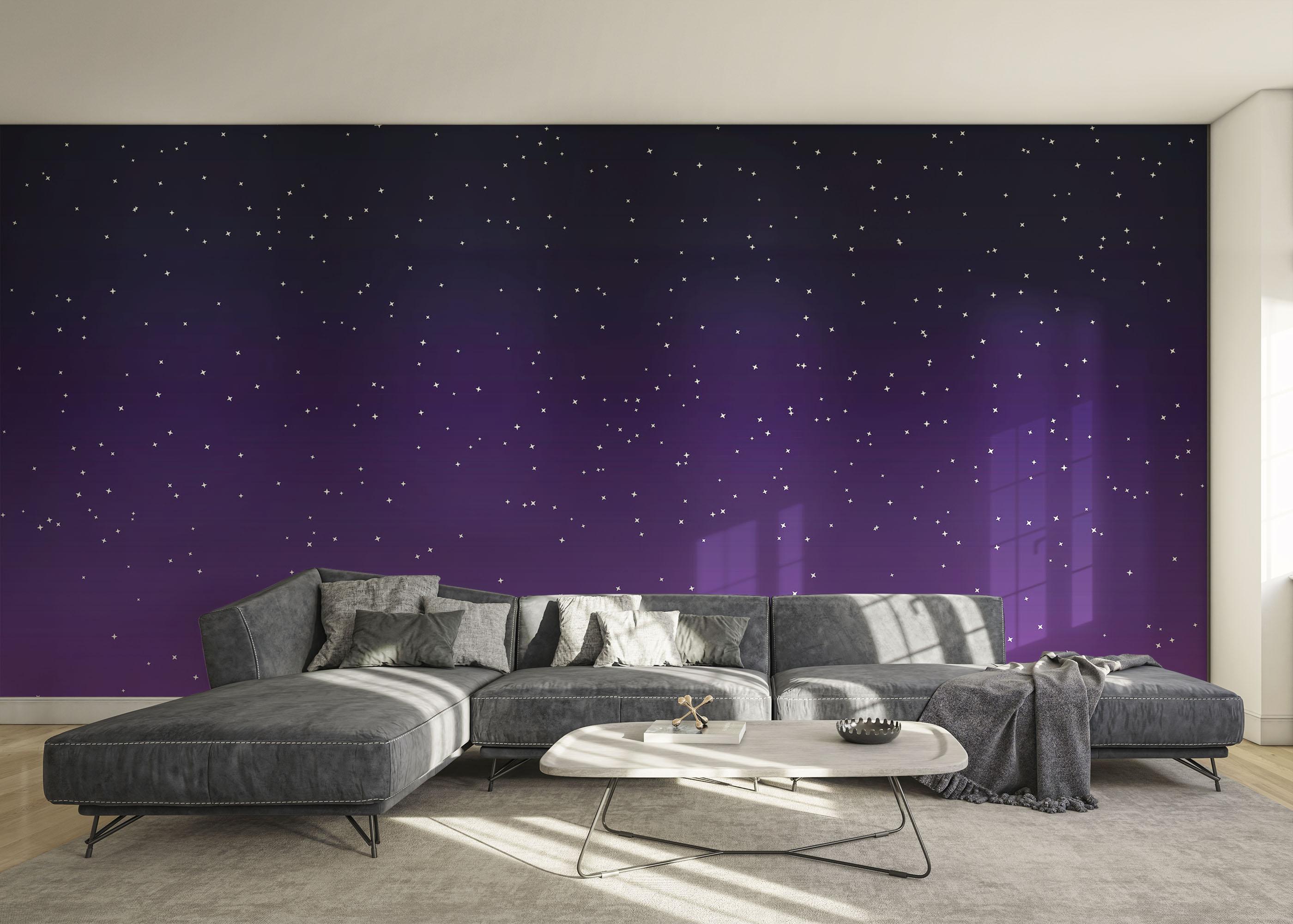 Fototapete Dark Purple Sky mockup 0