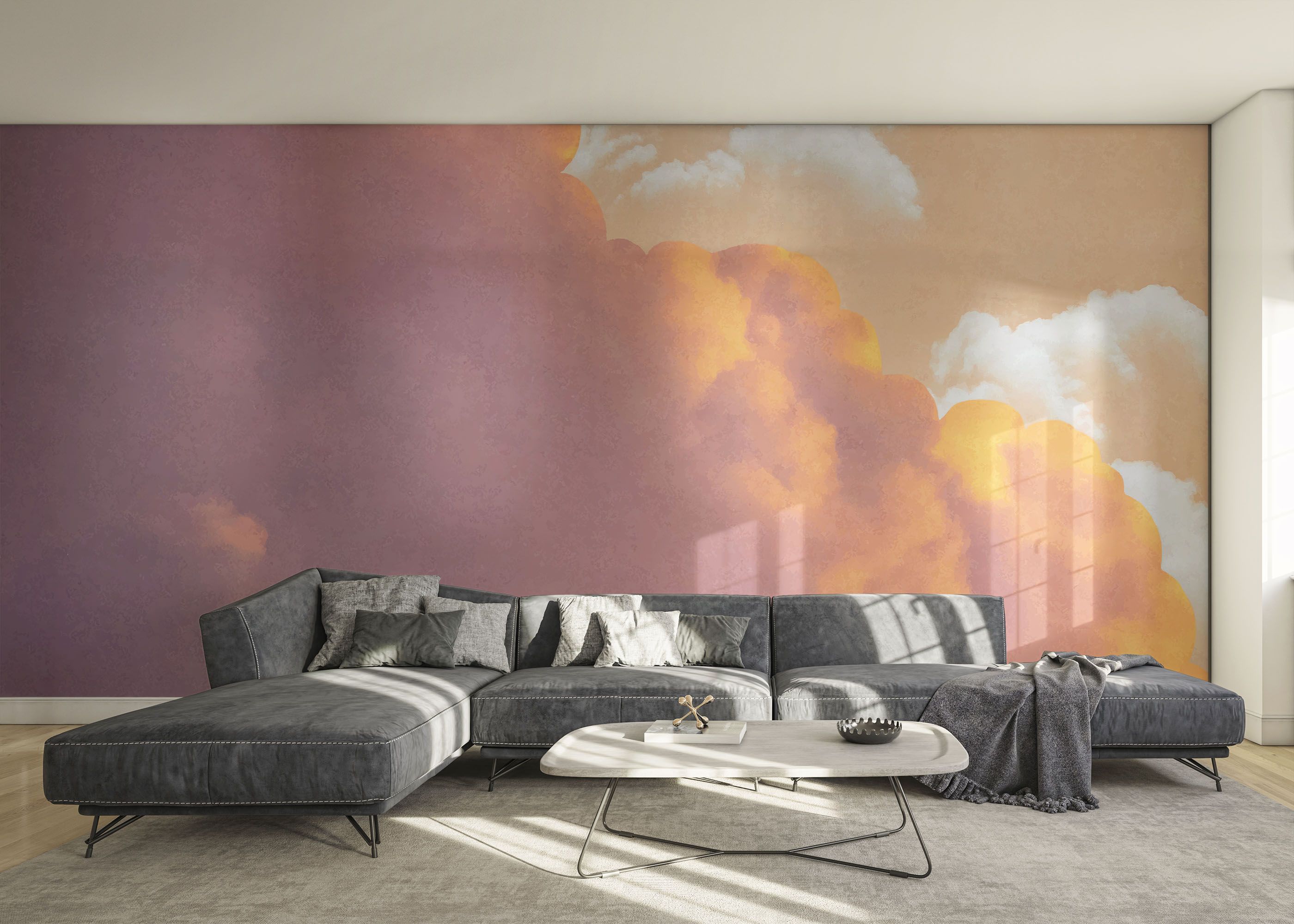 Orange Purple Cloud mockup 0