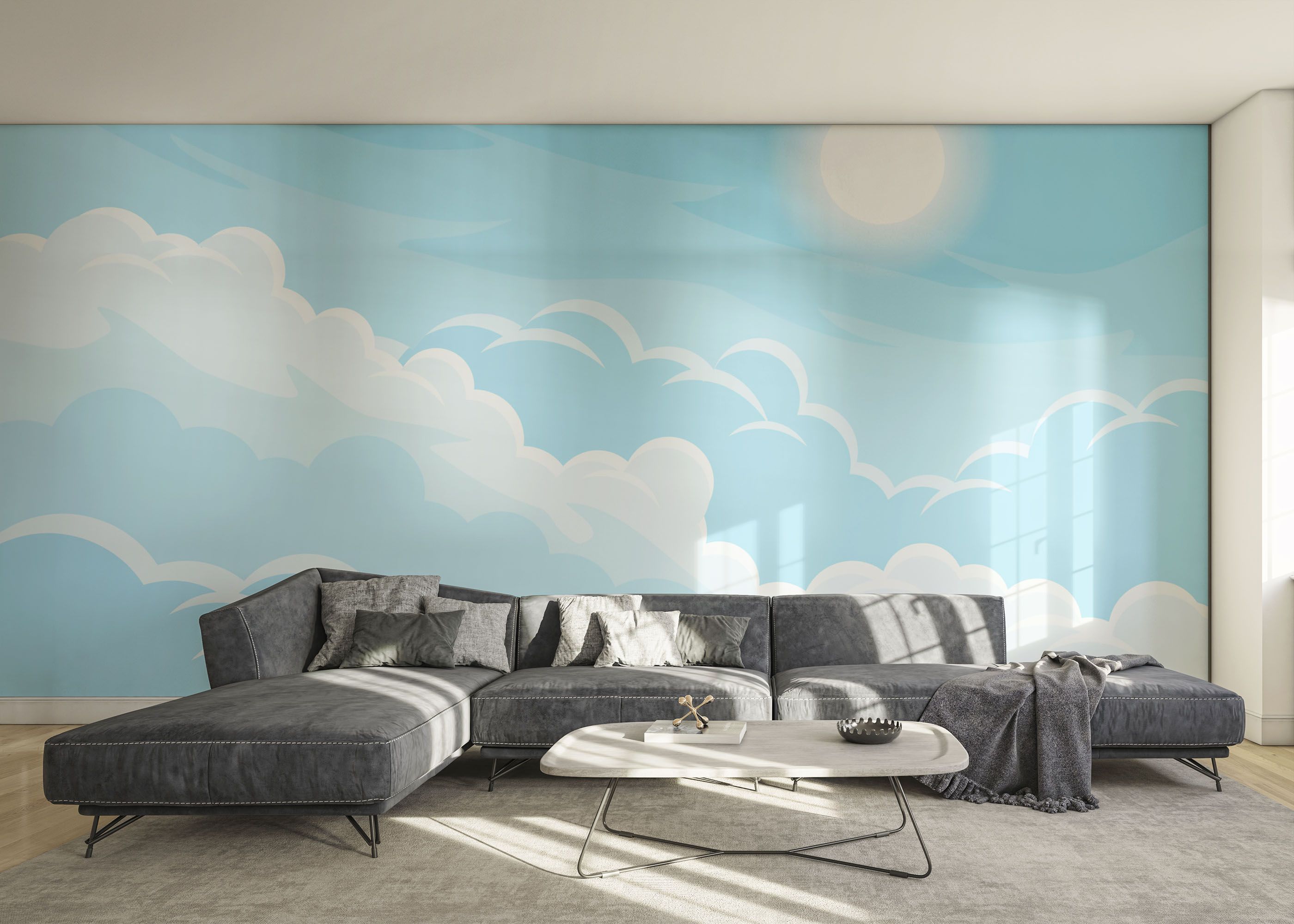 Simple Blue Cloud mockup 0