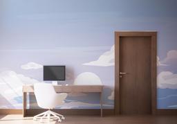 Cartoon Clouds Art mockup 1