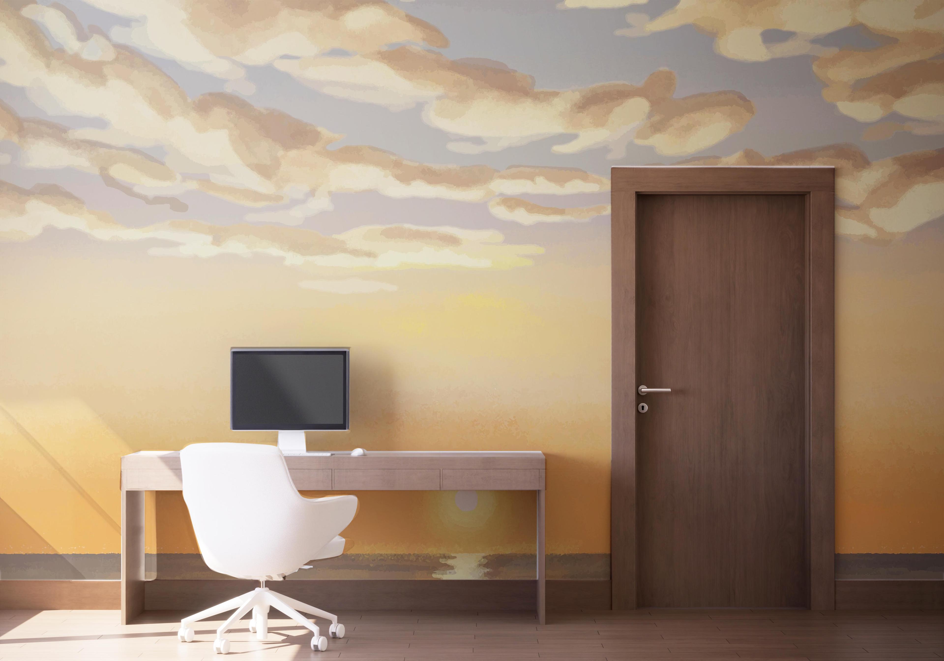 Fototapete Cloud Art Ocean mockup 1