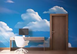 Cute White Clouds mockup 1