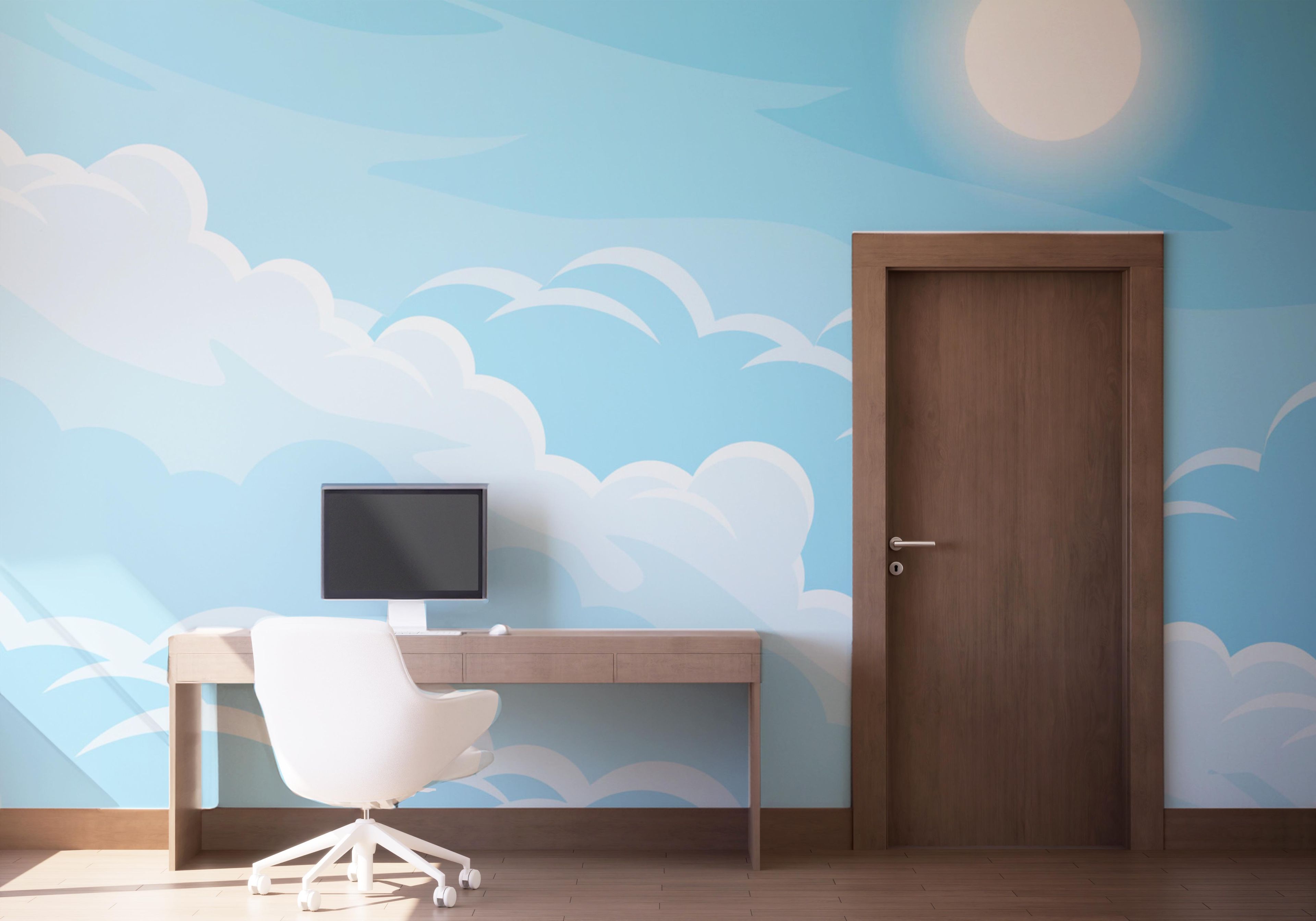Simple Blue Cloud mockup 1