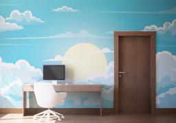 Sunny Day Clouds mockup 1