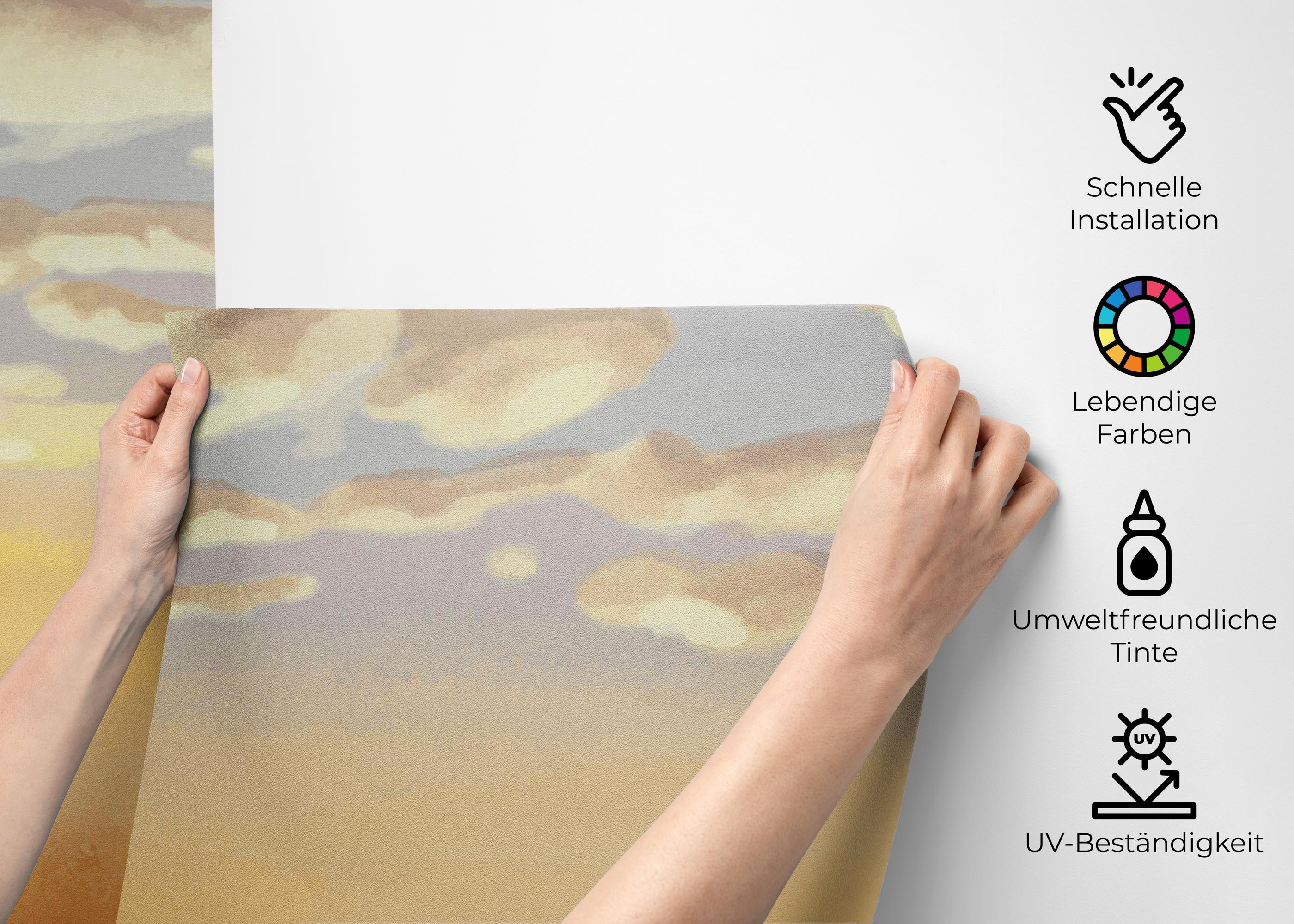 Fototapete Cloud Art Ocean mockup 2