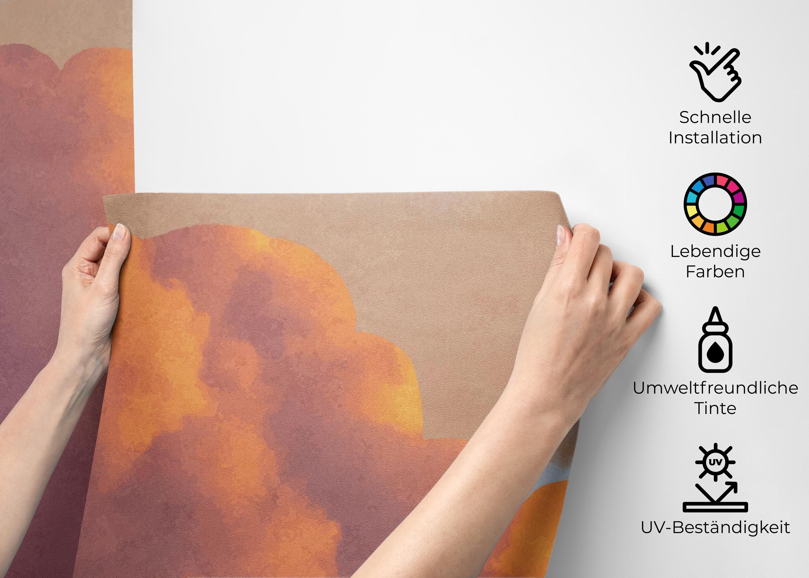 Orange Purple Cloud mockup 2