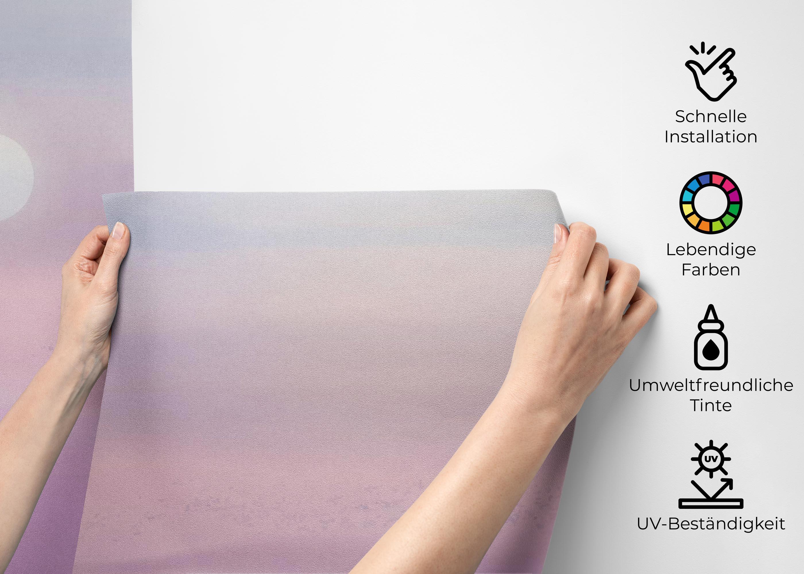 Fototapete Pastel Sky Moon mockup 2