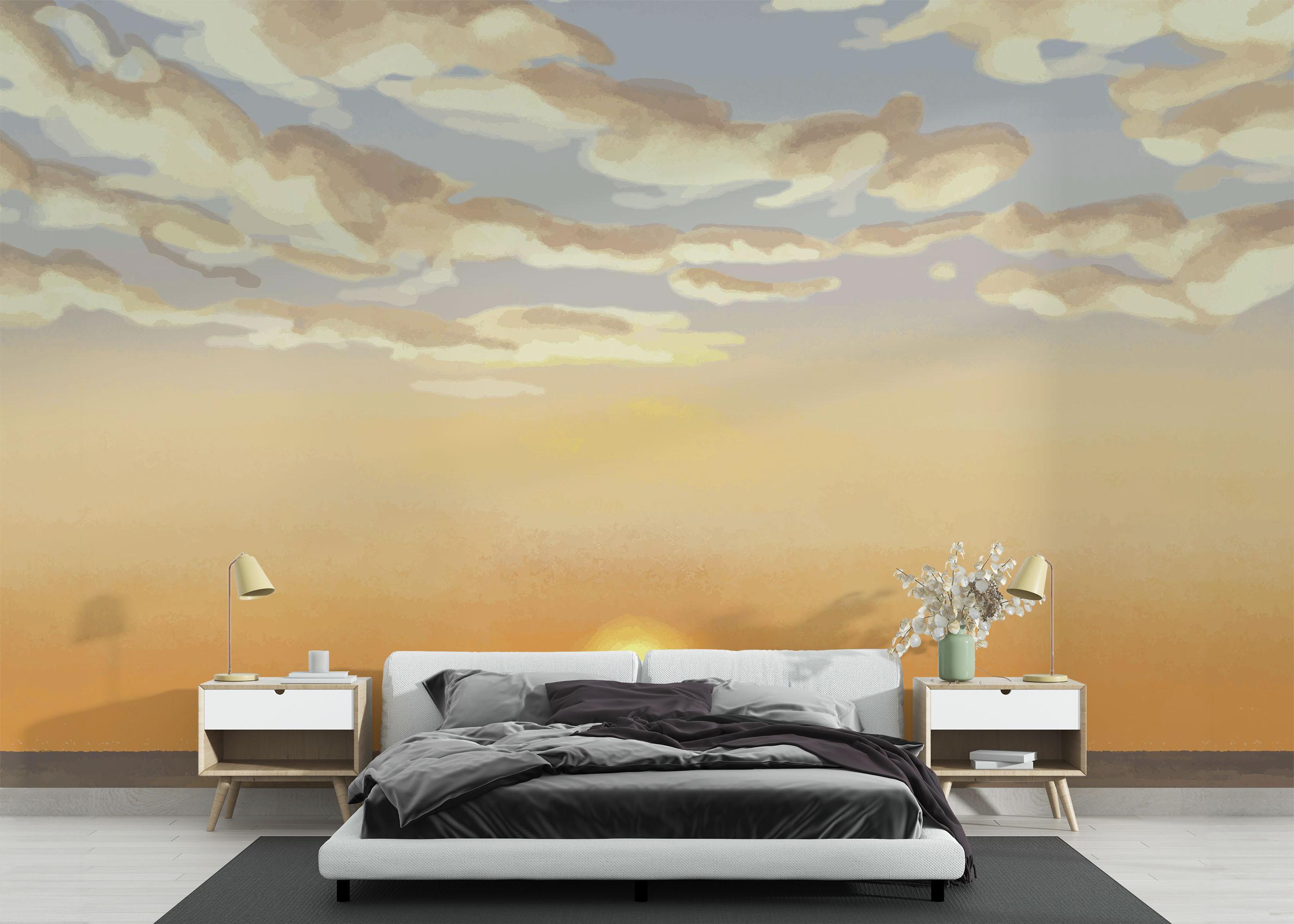 Fototapete Cloud Art Ocean mockup 3