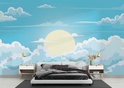 Sunny Day Clouds mockup 3
